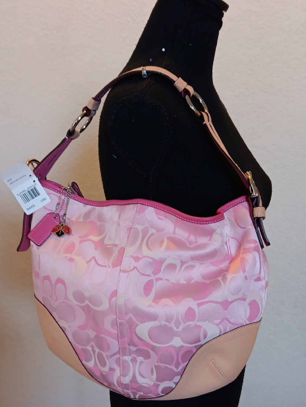NWT Coach Y2k Pink Optic 1851 Soho Bag